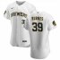 Milwaukee Brewers #39 Corbin Burnes Mens Nike White Home 2020 Authentic Player MLB Jersey