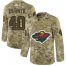 Adidas Minnesota Wild #40 Devan Dubnyk Camo Authentic Stitched NHL Jersey