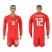 Belgium #12 Mignolet Red Long Sleeves Goalkeeper Soccer Country Jersey