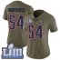 Nike New England Patriots #54 Donta Hightower Olive Super Bowl LIII Bound Womens Stitched NFL Limited 2017 Salute to Service Jersey