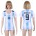 Womens Argentina #9 Batistuta Home Soccer Country Jersey