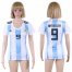 Womens Argentina #9 Batistuta Home Soccer Country Jersey