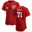 Washington Nationals #71 Dakota Bacus Mens Nike Red Alternate 2020 Authentic Player MLB Jersey