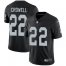 Nike Las Vegas Raiders #22 Isaiah Crowell Black Team Color Mens Stitched NFL Vapor Untouchable Limited Jersey