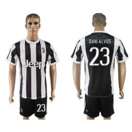 Juventus #23 Dani Alves Home Soccer Club Jersey