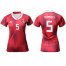 Womens Germany #5 Hummels Away Soccer Country Jersey