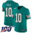 Nike Miami Dolphins #10 Kenny Stills Aqua Green Alternate Mens Stitched NFL 100th Season Vapor Limited Jersey