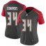 Nike Tampa Bay Buccaneers #34 Mike Edwards Gray Womens Stitched NFL Limited Inverted Legend Jersey