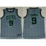 Boston Celtics 9 Rajon Rondo Grey Grey Static Fashion Swingman NBA Jersey Cheap