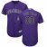Colorado Rockies Majestic Alternate Flex Base Authentic Collection Custom Jersey Purple