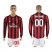 AC Milan Personalized Home Long Sleeves Soccer Club Jersey