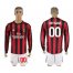 AC Milan Personalized Home Long Sleeves Soccer Club Jersey
