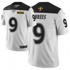 Nike New Orleans Saints #9 Drew Brees White Mens Stitched NFL Limited City Edition Jersey