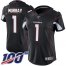 Nike Arizona Cardinals #1 Kyler Murray Black Alternate Womens Stitched NFL 100th Season Vapor Limited Jersey