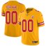 Nike Kansas City Chiefs Customized Gold Mens Stitched NFL Limited Inverted Legend Jersey