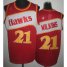 Atlanta Hawks 21 Dominique Wilkins Red Revolution 30 NBA Jerseys Cheap