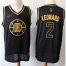 Clippers #2 Kawhi Leonard Black/Gold Basketball Swingman Limited Edition Jersey