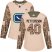 Adidas Vancouver Canucks #40 Elias Pettersson Camo Authentic 2017 Veterans Day Womens Stitched NHL Jersey