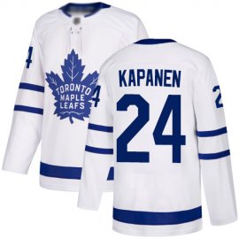 Adidas Toronto Maple Leafs #24 Kasperi Kapanen White Road Authentic Stitched NHL Jersey