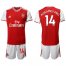 Arsenal #14 Aubameyang Home Soccer Club Jersey