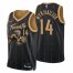 Toronto Toronto Raptors #14 Sviatoslav Mykhailiuk Mens Nike Black 2021/22 Swingman NBA Jersey – City Edition Mens