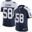 Nike Dallas Cowboys #58 Robert Quinn Navy Blue Thanksgiving Mens Stitched NFL Vapor Untouchable Limited Throwback Jersey