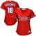 Philadelphia Phillies #18 Didi Gregorius Red Alternate Womens Stitched MLB Jersey