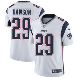 Nike New England Patriots #29 Duke Dawson White Mens Stitched NFL Vapor Untouchable Limited Jersey
