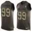 Nike Atlanta Falcons #99 Adrian Clayborn Green Mens Stitched NFL Limited Salute To Service Tank Top Jersey