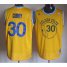 Golden State Warriors #30 Stephen Curry Gold New Throwback Stitched NBA Jersey