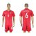 Chile #6 Gutierrez Home Soccer Country Jersey