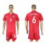Chile #6 Gutierrez Home Soccer Country Jersey