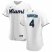 Miami Marlins #4 Monte Harrison Mens Nike White Home 2020 Authentic Player MLB Jersey