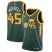 Mens Nike Utah Jazz #45 Donovan Mitchell Green NBA Swingman Earned Edition Jersey