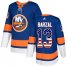 Adidas New York Islanders #13 Mathew Barzal Royal Blue Home Authentic USA Flag Stitched NHL Jersey