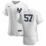 New York Yankees #57 Chad Green Mens Nike White Navy Home 2020 Authentic Player MLB Jersey