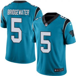 Nike Carolina Panthers #5 Teddy Bridgewater Blue Alternate Mens Stitched NFL Vapor Untouchable Limited Jersey