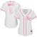 Kansas City Royals #5 George Brett White/Pink Fashion Womens Stitched MLB Jersey