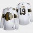 Chicago Blackhawks #19 Jonathan Toews Mens Adidas White Golden Edition Limited Stitched NHL Jersey
