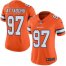 Nike Denver Broncos #97 Jeremiah Attaochu Orange Womens Stitched NFL Limited Rush Jersey