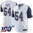 Nike Dallas Cowboys #54 Jaylon Smith White Mens Stitched NFL Limited Rush 100th Season Jersey