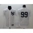 New York Yankees #99 Aaron Judge Mens Nike White Navy Home 2020 Authentic Player MLB Jersey