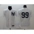 New York Yankees #99 Aaron Judge Mens Nike White Navy Home 2020 Authentic Player MLB Jersey