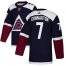 Adidas Colorado Avalanche #7 Kevin Connauton Navy Alternate Authentic Stitched Youth NHL Jersey