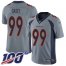 Nike Denver Broncos #99 Jurrell Casey Gray Youth Stitched NFL Limited Inverted Legend 100th Season Jersey