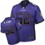 Nike Baltimore Ravens #52 Ray Lewis Purple Team Color Mens Stitched NFL Elite Drift Fashion Jersey