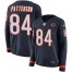 Nike Chicago Bears #84 Cordarrelle Patterson Navy Blue Team Color Womens Stitched NFL Limited Therma Long Sleeve Jersey