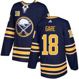 Adidas Buffalo Sabres #18 Danny Gare Navy Blue Home Authentic Stitched NHL Jersey