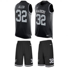 Nike Las Vegas Raiders #32 Marcus Allen Black Team Color Mens Stitched NFL Limited Tank Top Suit Jersey