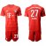 Bayern Munchen #27 Alaba Home Soccer Club Jersey